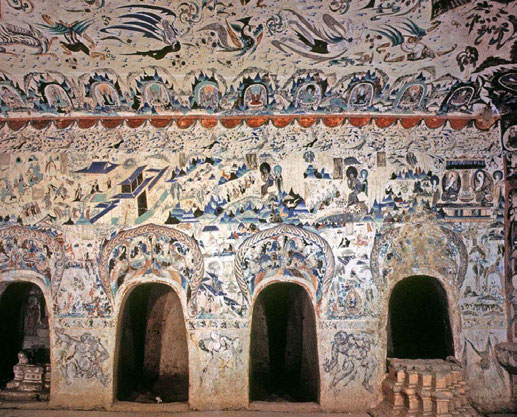 Murales de las Grutas de Mogao.