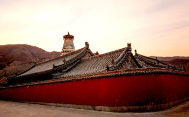Pisaje en el monte Wutai, la montaña sagrada del budismo chino. Foto: 123RF.