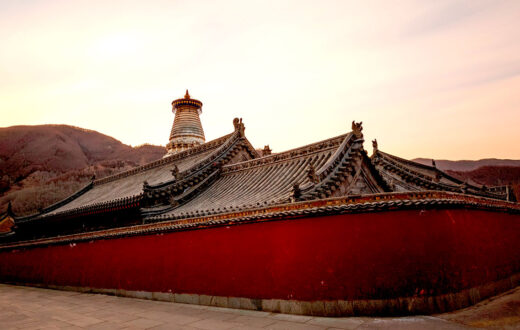 Pisaje en el monte Wutai, la montaña sagrada del budismo chino. Foto: 123RF.