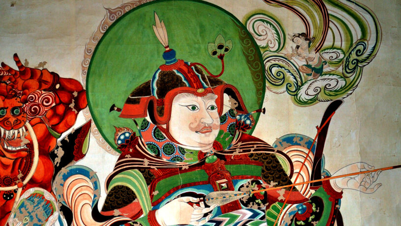 Wang wei: El influjo de la tradición budista es decisivo tanto en la obra como en la vida del poeta. En la foto, una de las pinturas de la joya budista china de las grutas de Mogao. Foto: 123RF.