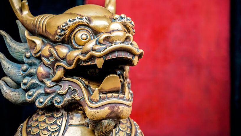 Pais Central: el dragón, omnipresente en China. Foto: 123RF.