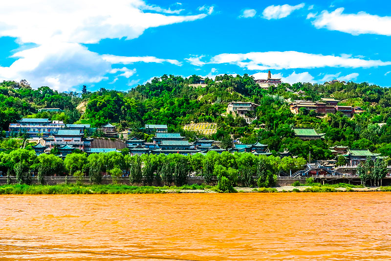 Pais central: el rio amarillo a su paso por Lanzhou. Foto: 123RF.