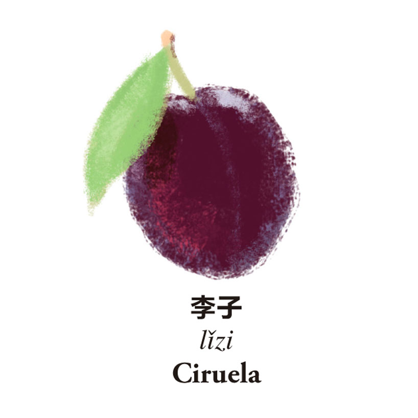 vocabulario chino frutas y verduras