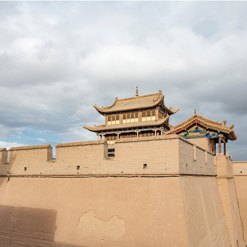 Fortaleza de la Gran Muralla en Jiayuguan, provincia de Gansu. Foto: 123RF.