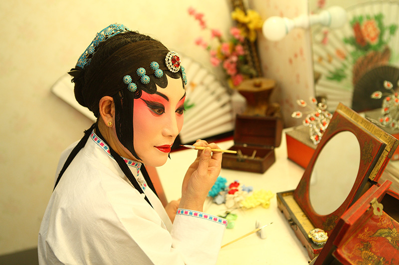 El maquillaje tiene extrema importancia. El de la Ópera China de Beijing es de los más ricos y variados. Foto: 123RF.