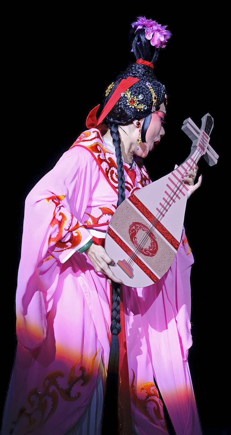 Una guitarra de tres cuerdas, tipica de las representaciones de öpera China de Beijing. Foto: 123RF.