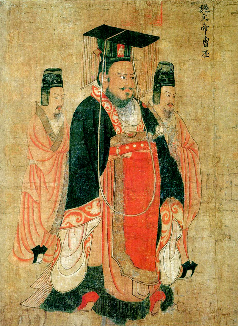 Cao Pi. Imagen de Yan Li-pen. Dominio público, Wikimedia para «Cao Pi».