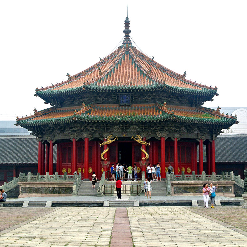 El salón Dazheng en la actualidad. Foto: Wilson44691, CC0. Colección de fotos de Wikimedia para «Dazheng Hall».
