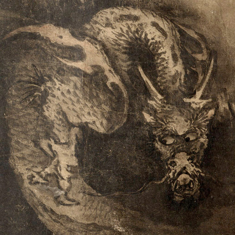 Dragon y paisaje. Dinastía Yuan (1271-1368). MET.