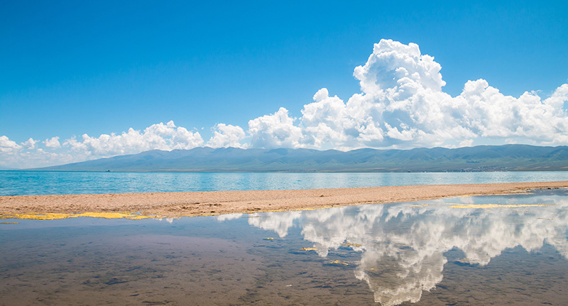 Quinghai: el lago del mismo nombre que la provincia es uno de los principales reclamos turísticos. Foto: 123RF.