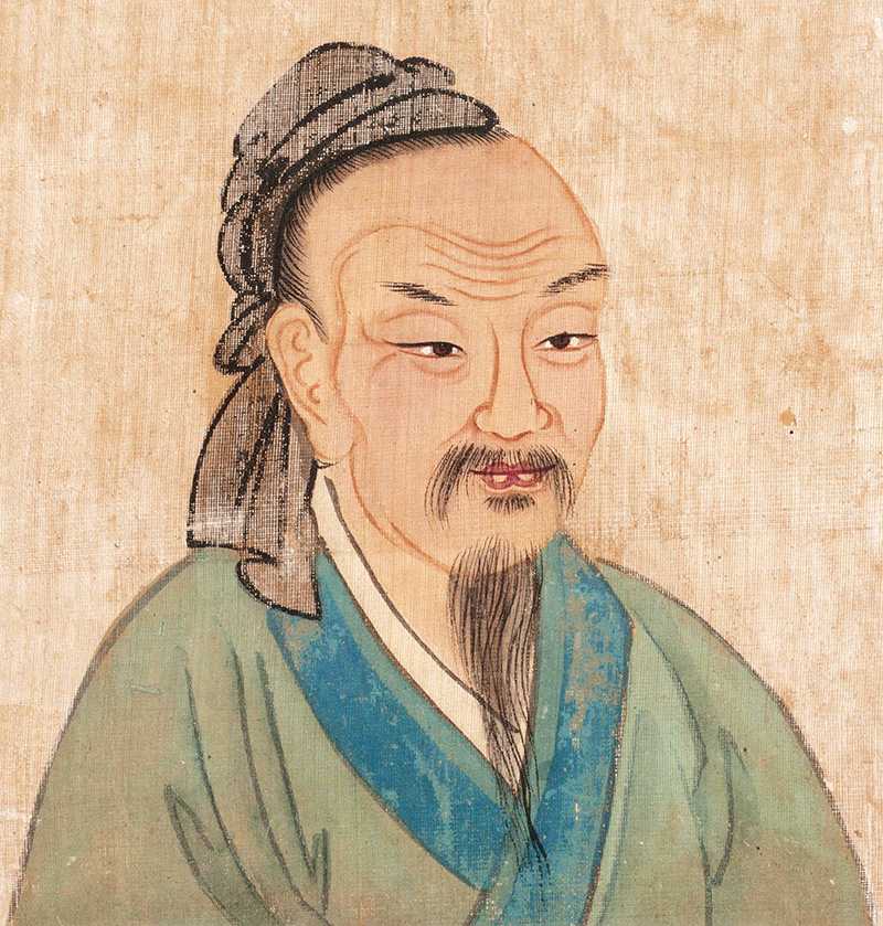 Qu Yuan. Colección de «Retratos de hombres famosos» del Museo de Arte de Filadelfia. Autor desconocido. Wikimedia Commons, dominio público.
