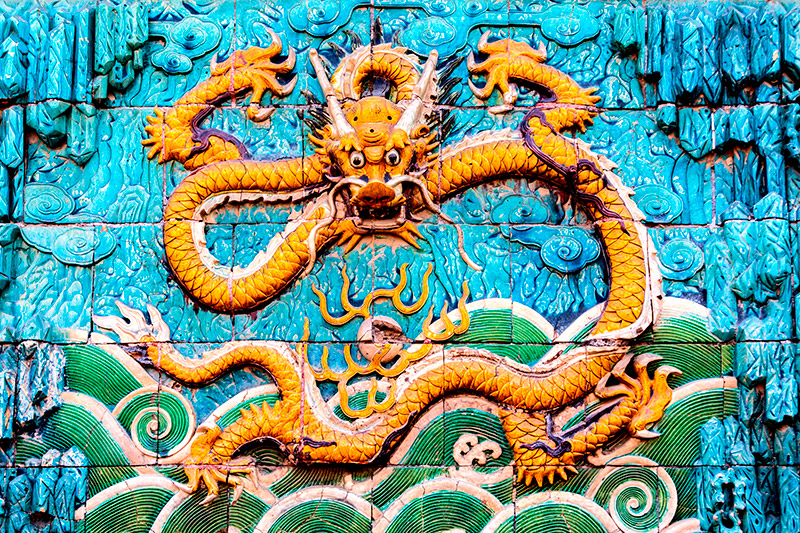 Cuento chino de los cuatro dragones. Dragón amarillo Foto: 123RF.