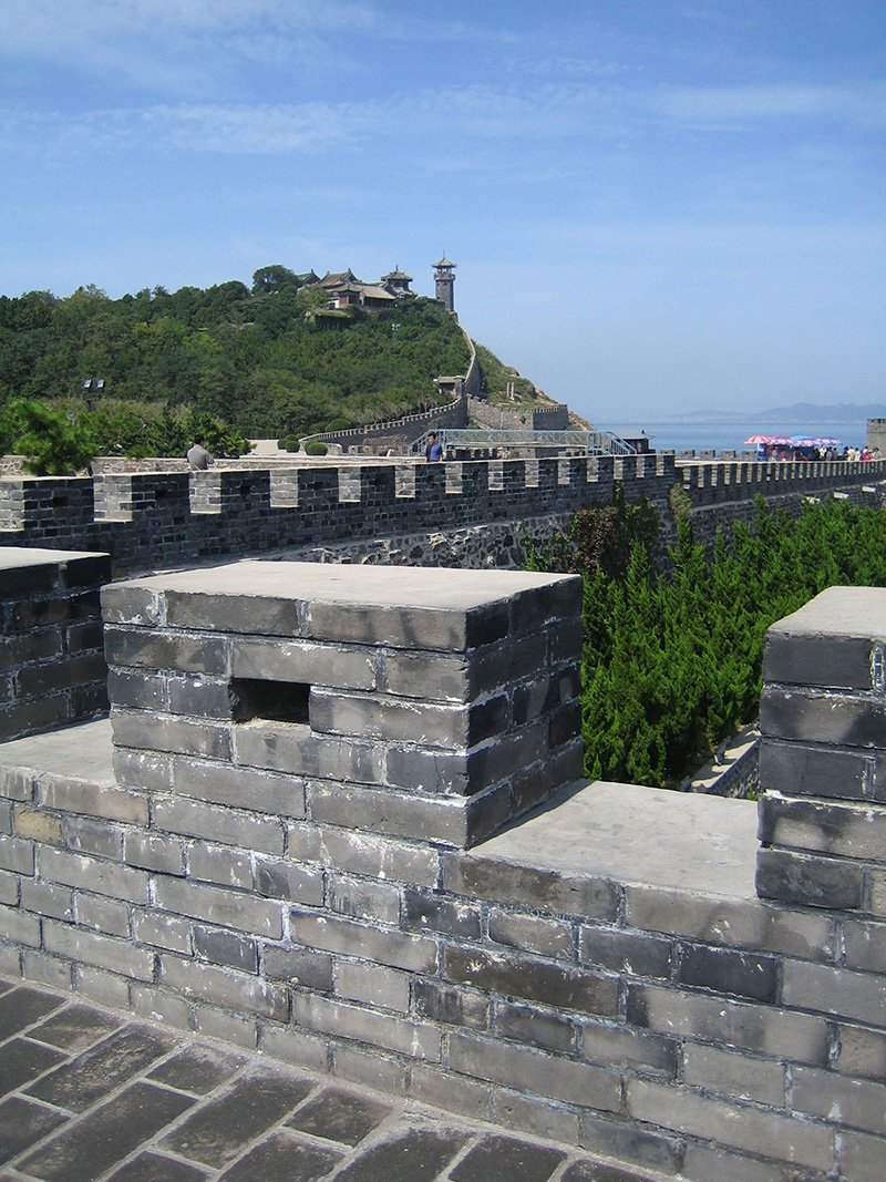 Muralla de Penglai. Foto: Wikimedia commons para «Penglai». Dominio Público.