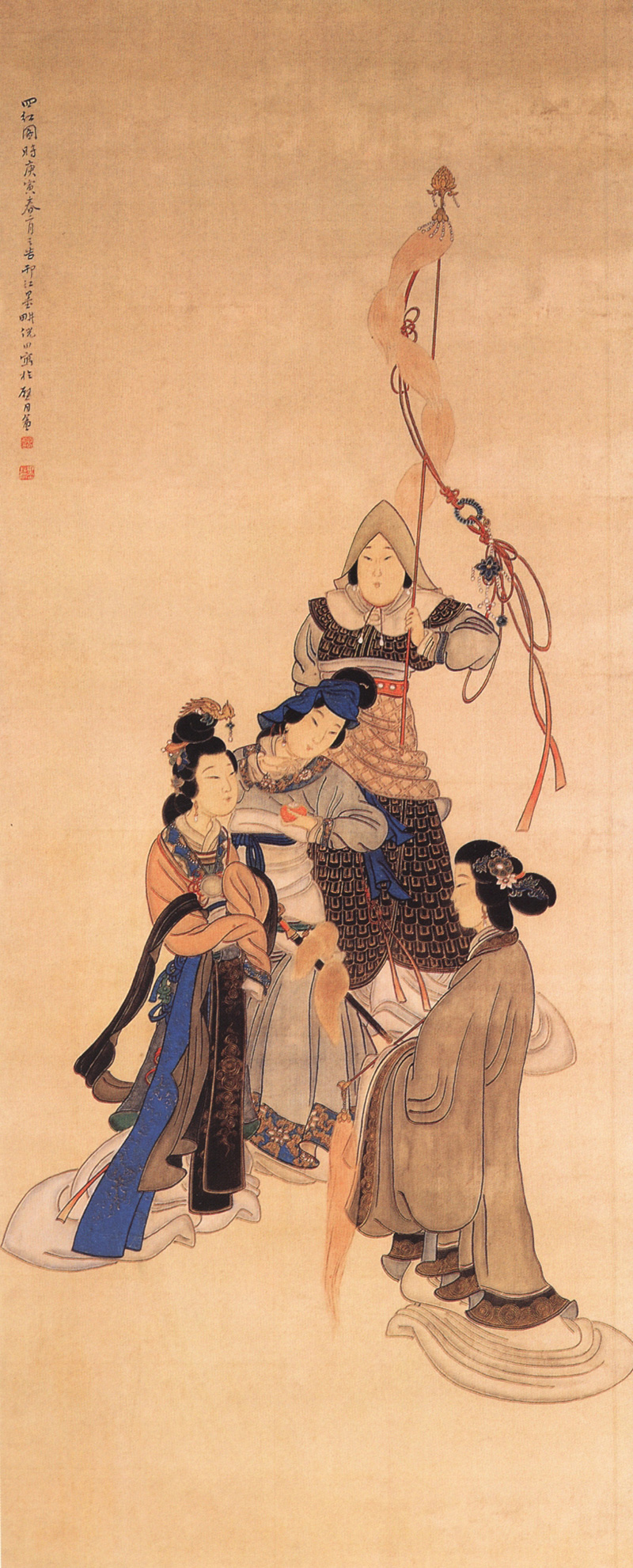 Las cuatro bellezas de la Antigua China. Foto: Wikimedia commons, dominio público.