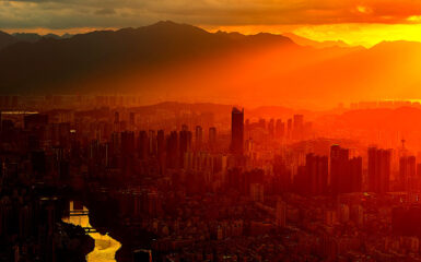 Fujian: ciudad de Fuzhou al atardecer. Foto: 123RF.