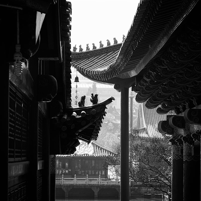 Los tejados del Templo Yuantong en Kunming. Foto: 123RF.