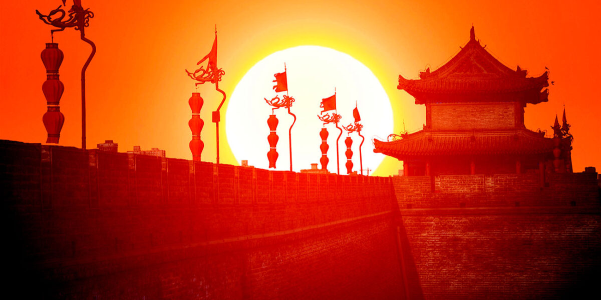 Xi’an: La muralla que rodea la ciudad de Xi’an es la mejor conservada de todas las que defendían las ciudades de China y fue construida por la dinastía Ming (1368-1644). Foto: 123RF.