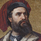 Mosaico de Marco Polo, Palazzo Grimaldi Doria-Tursi. Wikimedia commons, dominio público.
