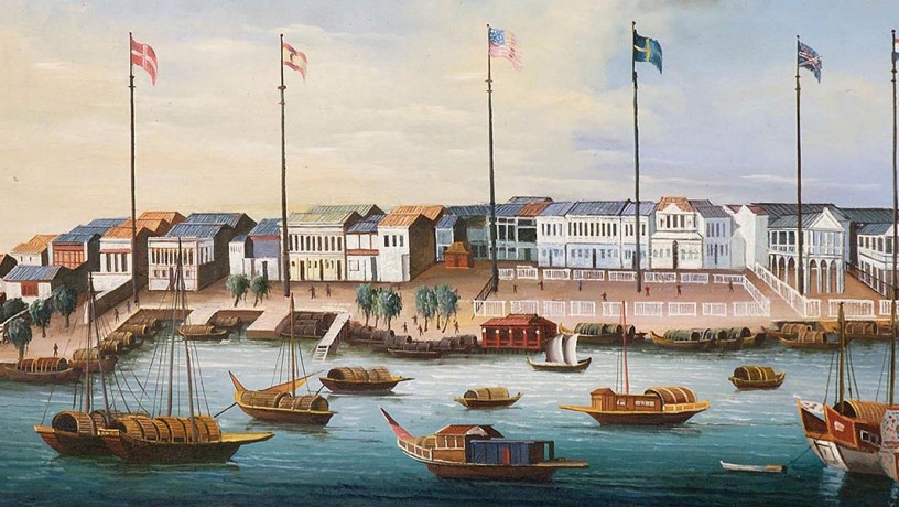 Las trece casas comerciales de Cantón