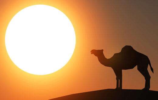 Oasis y caravasares formaban la Ruta de la Seda, tanto en los desiertos de Arabia como en las estepas de Asia y el Corredor de Hexi. Foto: 123RF.