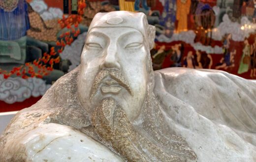 Escultura de Du Fu en el museo dedicado a su vida y obra en Chengdu. Foto: Xiquinhosilva, CC BY 2.0. Wikimedia.