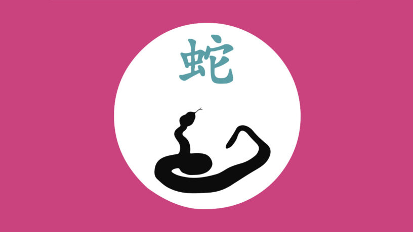 La serpiente en la cultura china es el Yin (阴), el principio femenino. Ilustración: Javier Pérez.