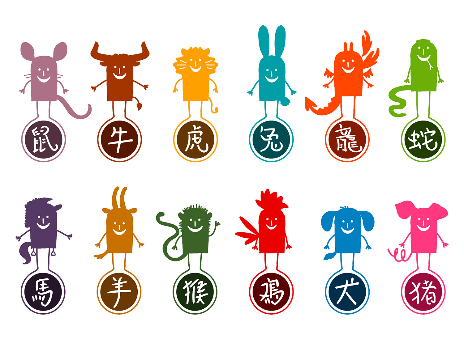Doce imágenes del zodiaco chino, diferentes al horoscopo occidental. Foto: 123RF.