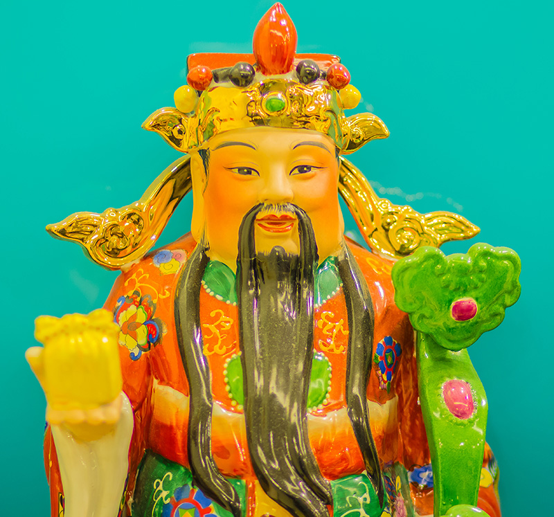 Dia de la cabra: dios chino de la fortuna, Fú(福). Foto: 123RF.