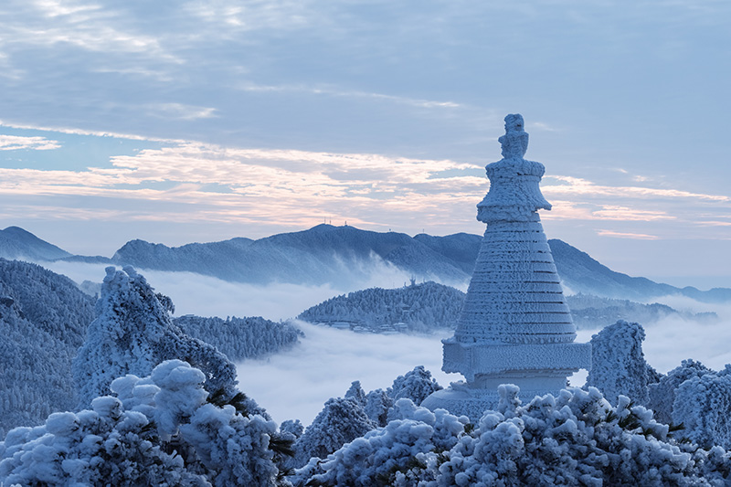 Monte Lu en invierno. Foto: 123RF.