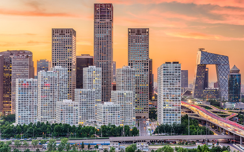 La ciudad de negocios de Beijing. Foto: 123RF.