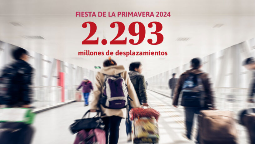 Durante la Fiesta de la Primavera de 2024, en China se produjeron 2293 millones de desplazamientos personales en diversos medios de transporte. Foto: 123RF. Gráfico: javierperez.info