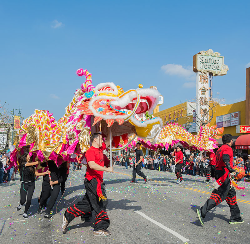 Celebración del Año Nuevo Chino en San Francisco. Foto: 123RF.