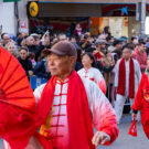 Cabalgata de celebración del Año Nuevo Chino 2025 en la calle Marcelo Usera, esquina con la calle de la Pilarica, de Madrid. Foto: 123RF