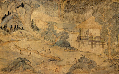 Junto al río en el festival de Shangsi. Pintura de Shen Zhou. Foto: Dominio público. Wikimedia para «Paintings of the Ming Dynasty».