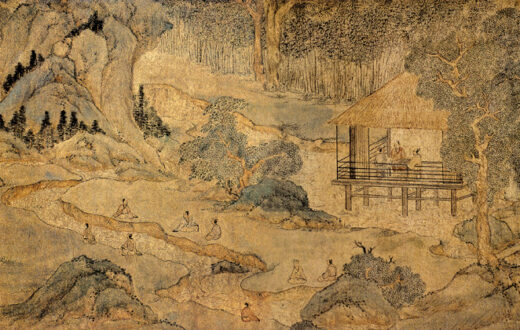 Junto al río en el festival de Shangsi. Pintura de Shen Zhou. Foto: Dominio público. Wikimedia para «Paintings of the Ming Dynasty».