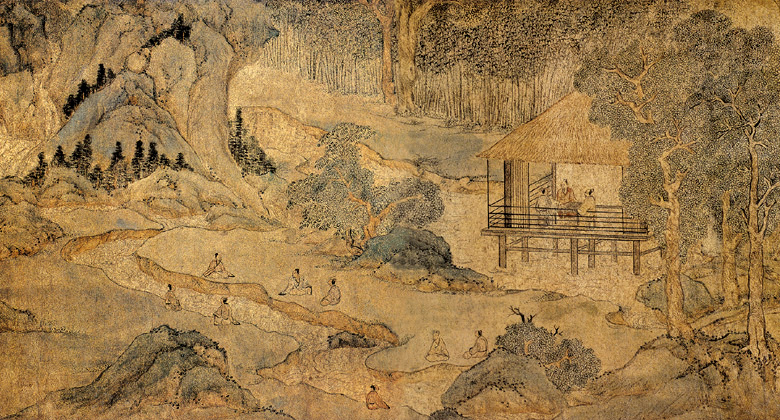 Junto al río en el festival de Shangsi. Pintura de Shen Zhou. Foto: Dominio público. Wikimedia para «Paintings of the Ming Dynasty».